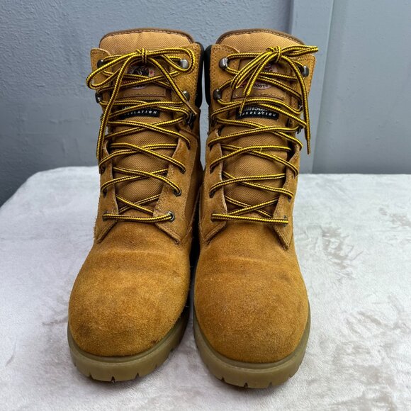 Brahma Suede Hiking Boots size 10 Men Wheat Tan Lace Up Barely Worn - Picture 2 of 8